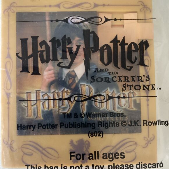 Vintage Harry Potter And The Sorcerer’s Stone Slide Puzzle SEALED RARE! - Picture 4 of 7